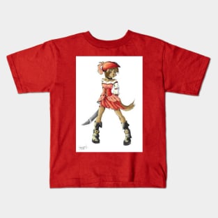 Captain AK (Art by Susie Gander) Kids T-Shirt